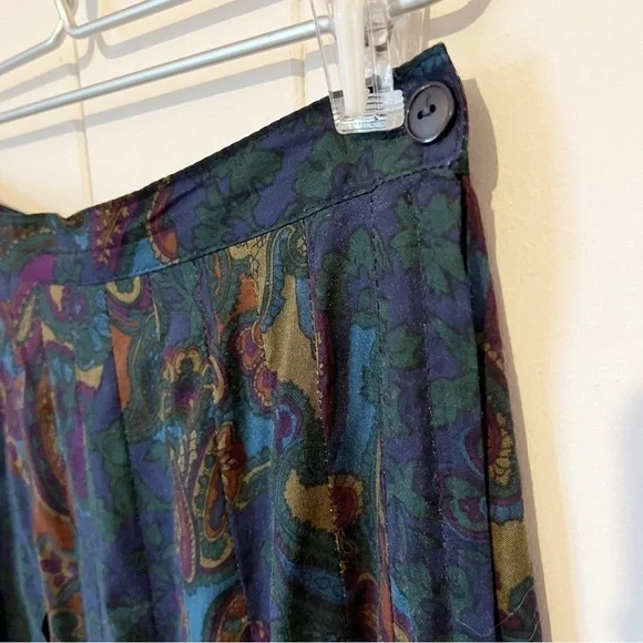 Mister Leonard Vintage Paisley Skirt and Top Set. Size 12. - Picture 8 of 12